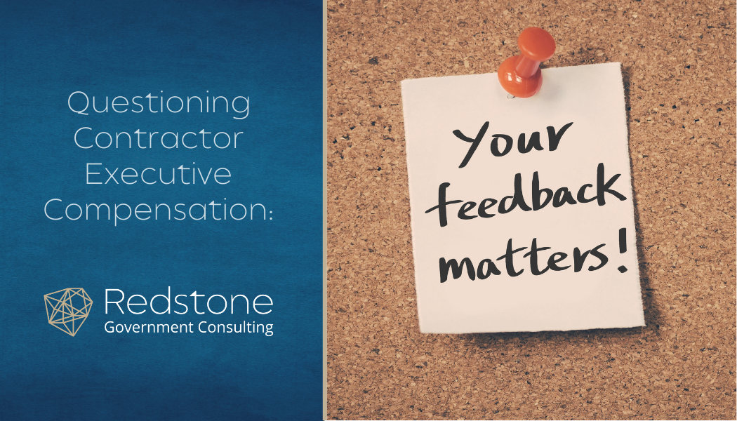 Questioning Contractor Executive Compensation: - Redstone gci