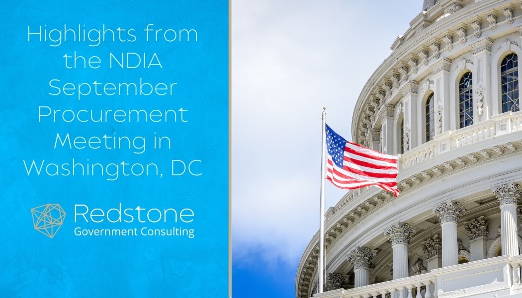Highlights from the NDIA September Procurement Meeting in Washington, DC - Redstone gci