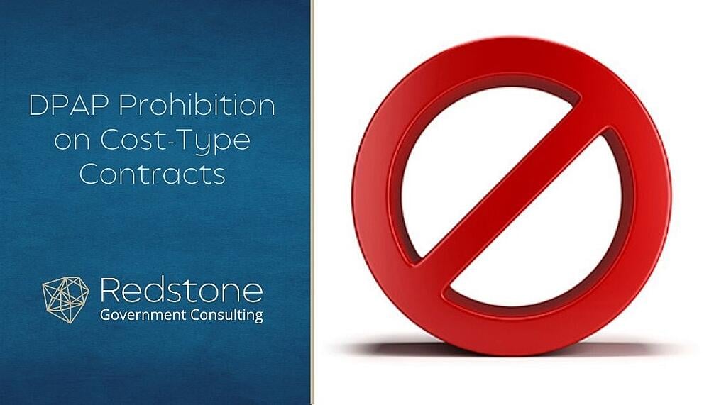 DPAP Cost-Type Contracts Redstone GCI