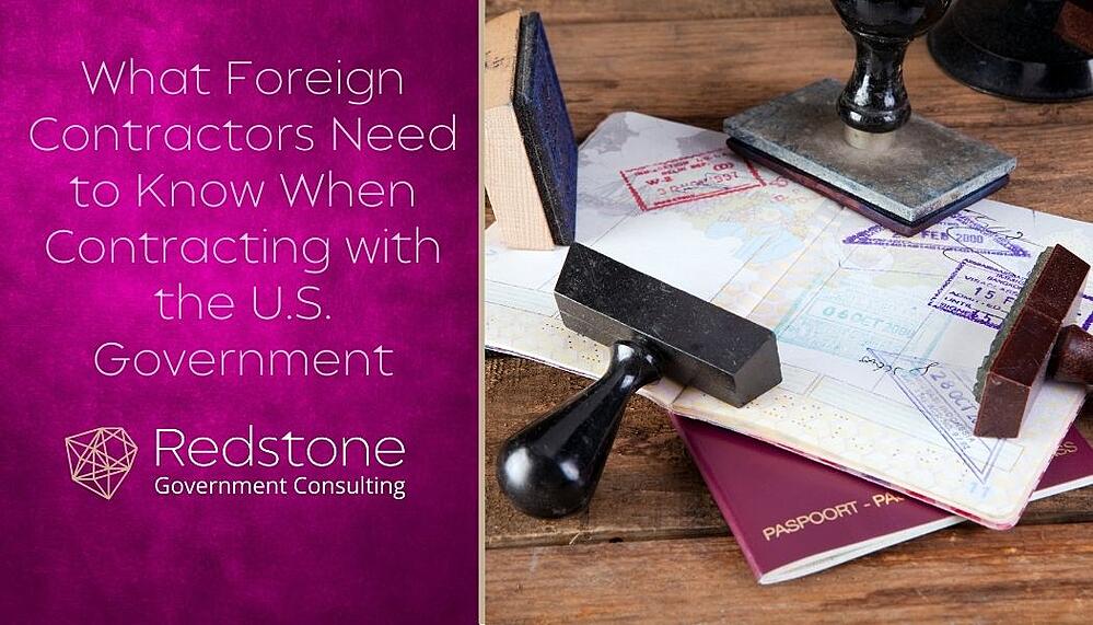 foreign government contracting redstone consulting