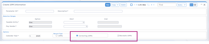 Deltek Costpoint 1099 Correction Functionality - 1