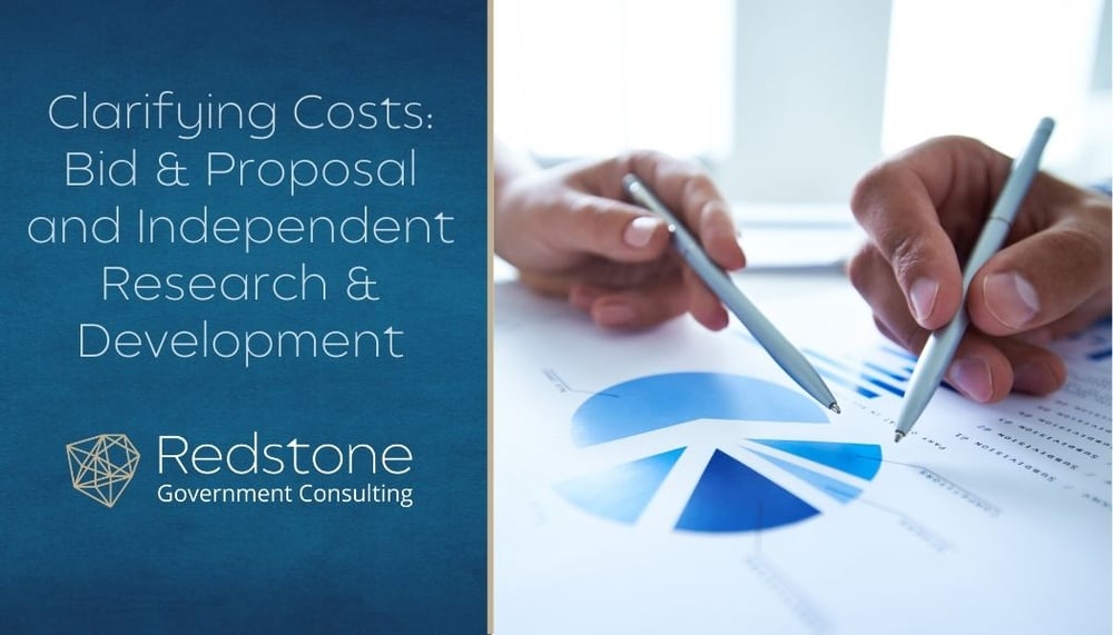 RCGI- Clarifying Costs-Bid & Proposal and Independent Research & Development