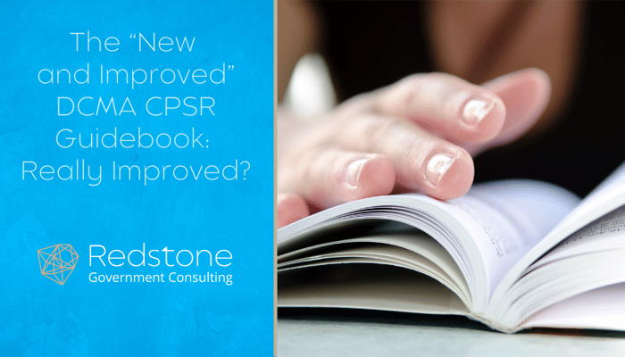 RCGI-New DCMA CPSR Guidebook Released May 2018