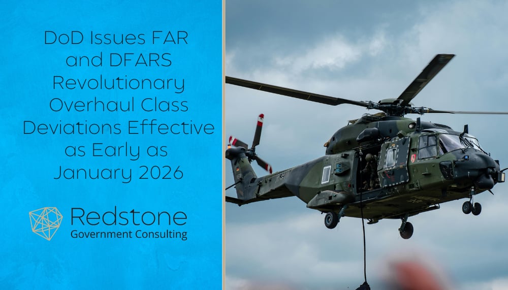 RGCI - DoD Issues FAR and DFARS Revolutionary Overhaul Class Deviations Effective as Early as January 2026