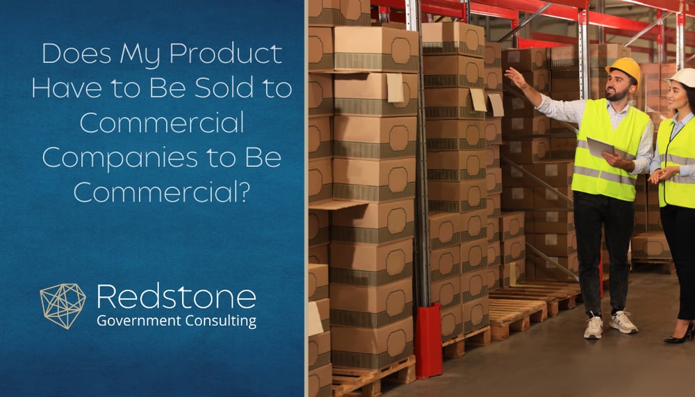 RGCI - Does My Product Have to Be Sold to Commercial Companies to Be Commercial