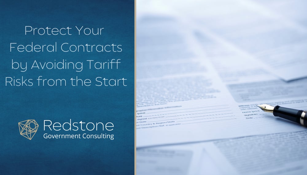 RGCI - Protect Your Federal Contracts by Avoiding Tariff Risks from the Start