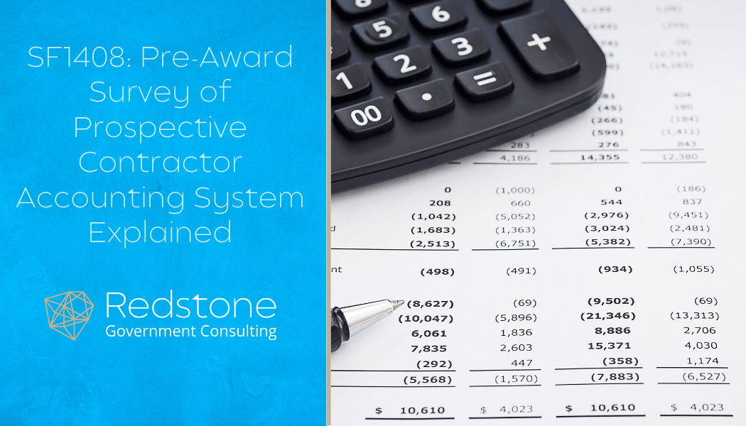 Prospective Configuration SF1408: Pre-Award Survey of Prospective Contractor Accounting System ...