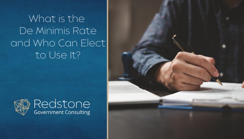 RGCI - What is the De Minimis Rate and Who Can Elect to Use It