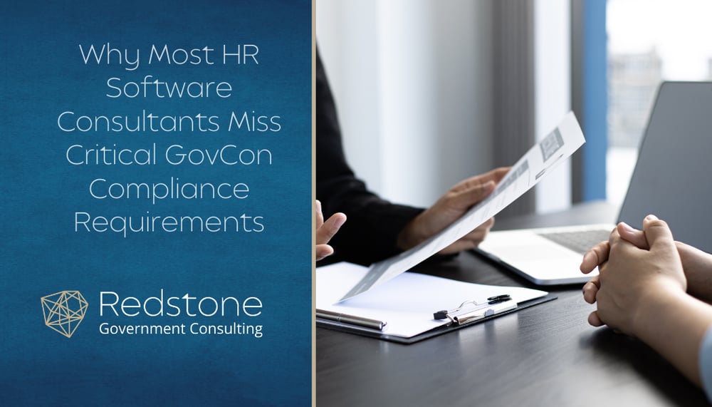 RGCI - Why Most HR Software Consultants Miss Critical GovCon Compliance Requirements
