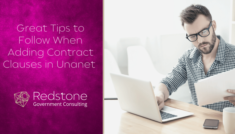 RGCI - Great Tips to Follow When Adding Contract Clauses in Unanet 