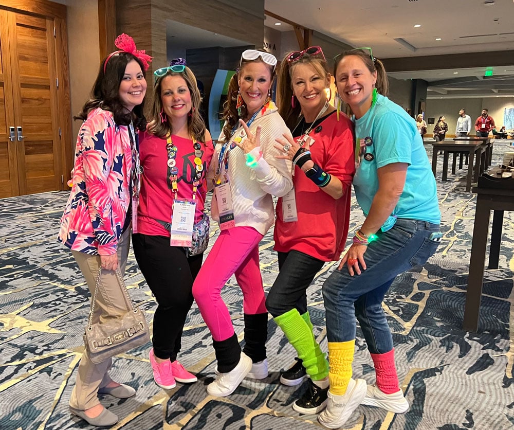 80s Night - Jessica Tran, Katherine Fredlunc, Amy Allen, Veronica Penland