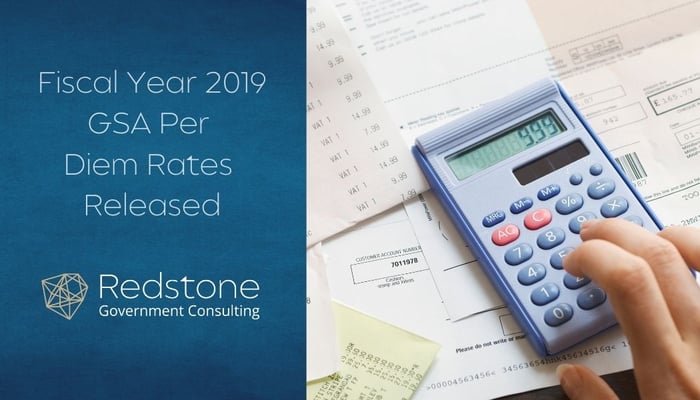 RCGI-Fiscal Year 2019 GSA Per Diem Rates Released