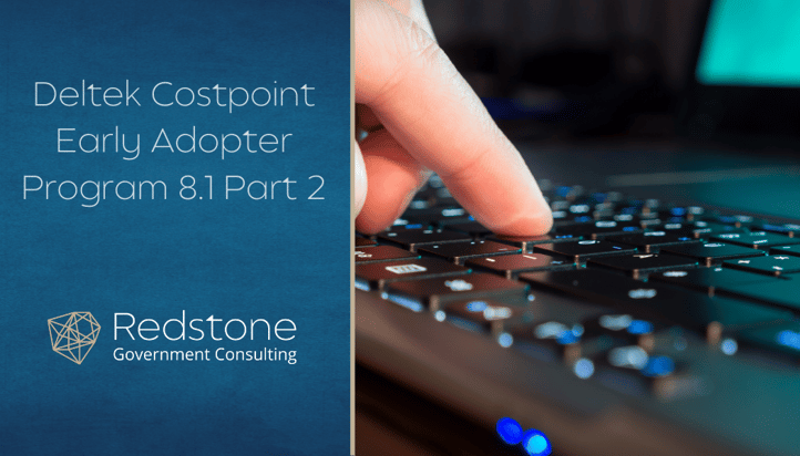 RGCI - Costpoint Early Adopter Program 8.1 part 2
