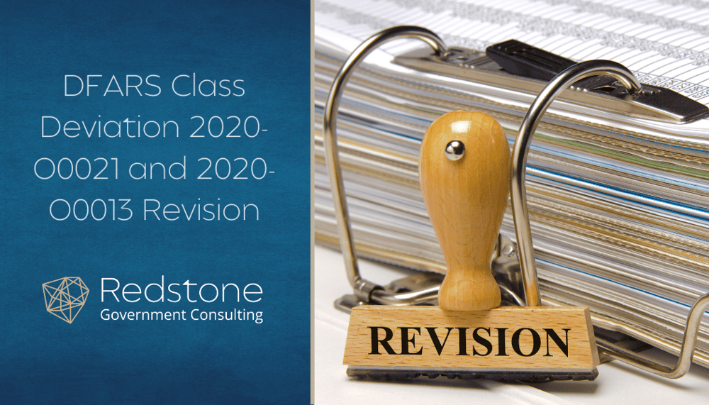 RGCI - DFARS Class Deviation 2020-O0021 and 2020-O0013 Revision