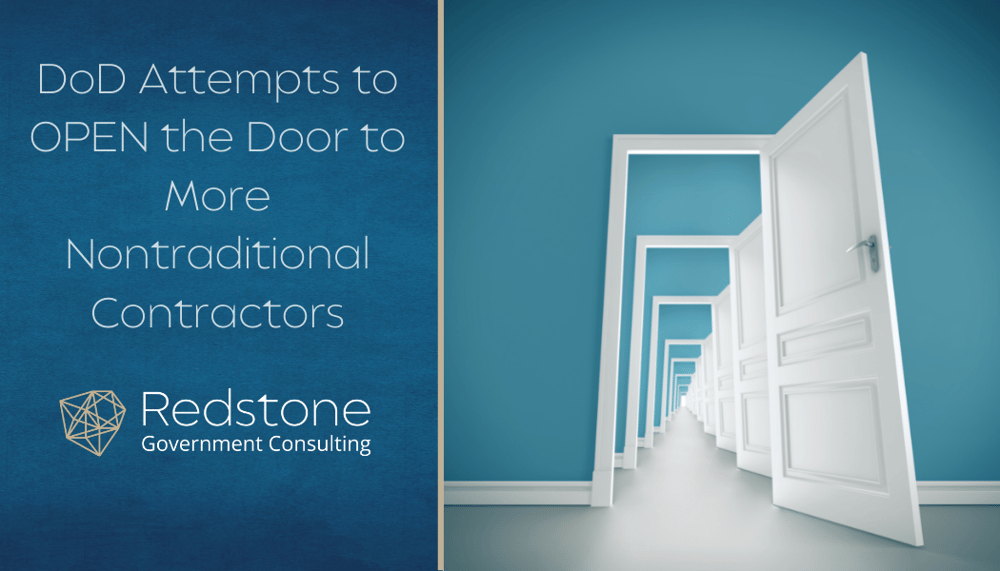RGCI - DoD Attempts to OPEN the Door to More Nontraditional Contractors
