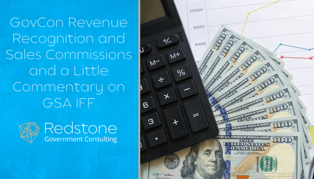 RGCI - GovCon Revenue Recognition and Sales Commissions and GSA IFF