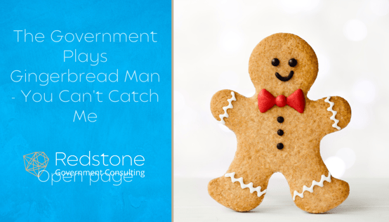RGCI - The Government Plays Gingerbread Man – You Can’t Catch Me