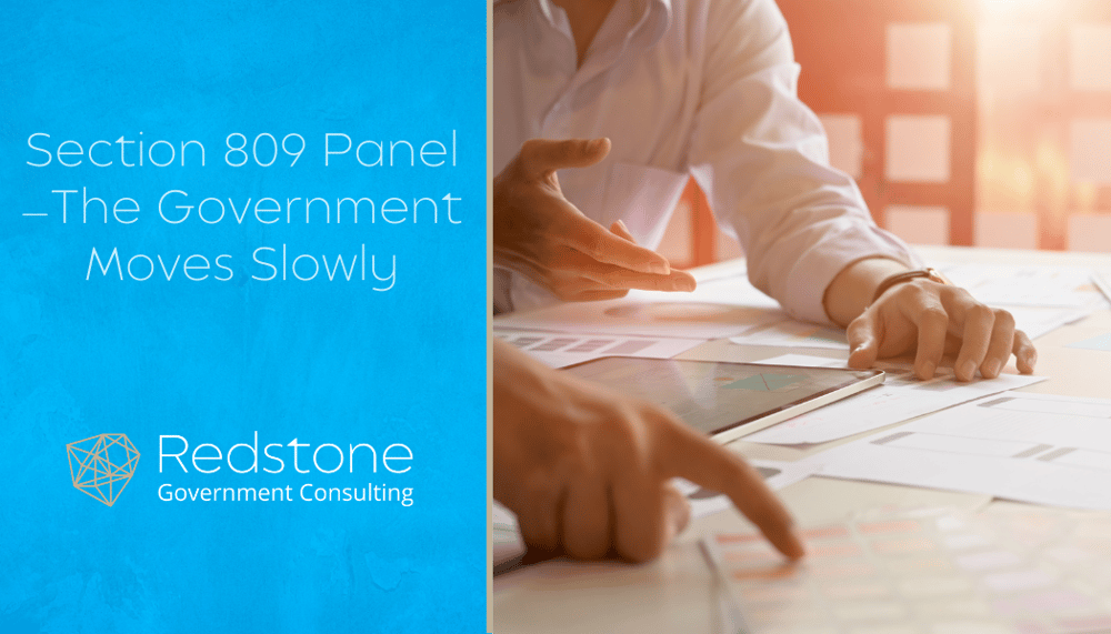 RGCI- Section 809 Panel—The Government Moves Slowly