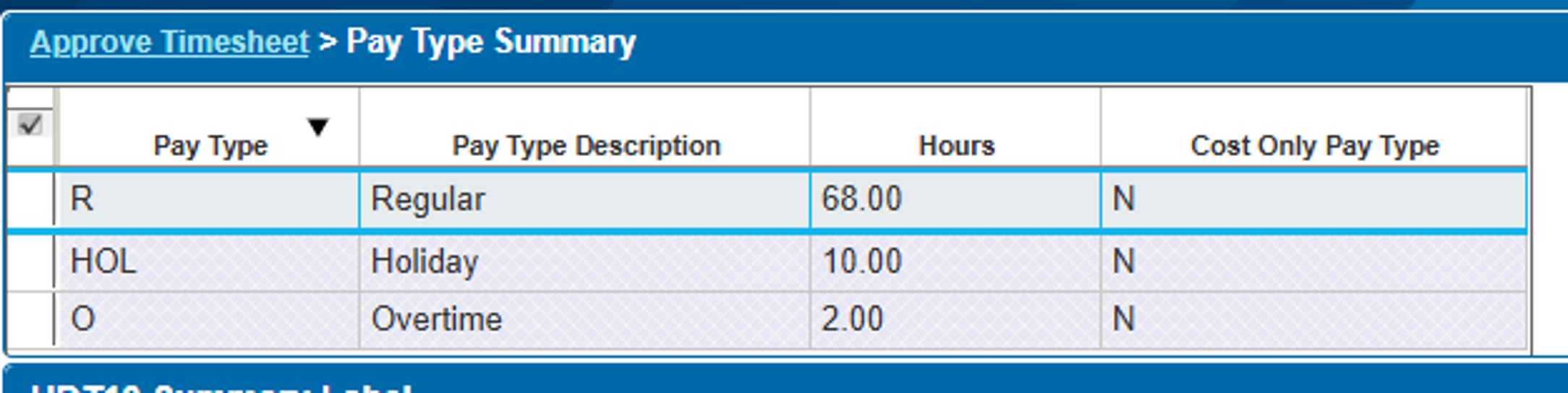 Automatic Overtime Calculation in Costpoint