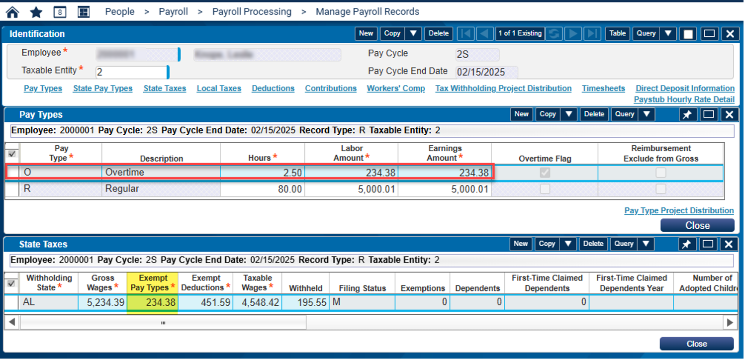 Automatic Overtime Calculation in Costpoint