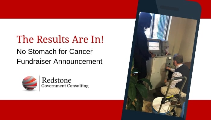 The Results Are In! No Stomach for Cancer Fundraiser Announcement - Redstone gci