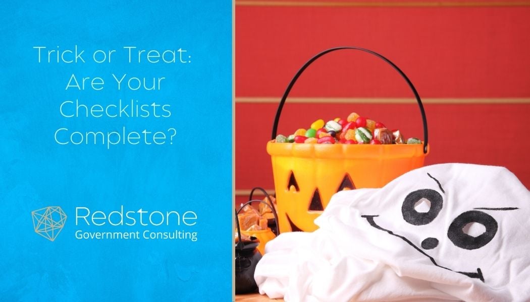 Trick or Treat: Are Your Checklists Complete? - Redstone gci