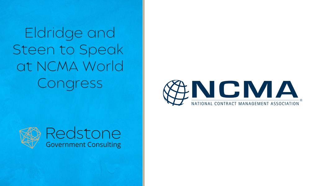 Eldridge and Steen to Speak at NCMA World Congress - Redstone gci