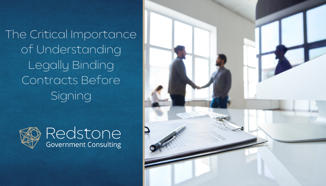 The Critical Importance of Understanding Legally Binding Contracts Before Signing - Redstone gci