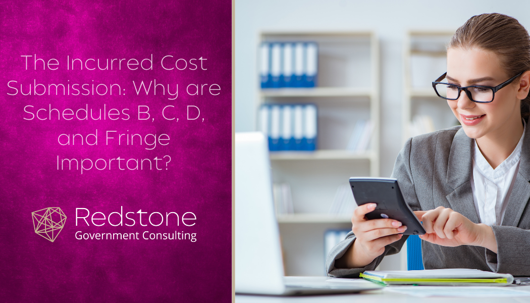 The Incurred Cost Submission: Why are Schedules B, C, D, and Fringe Important? - Redstone gci