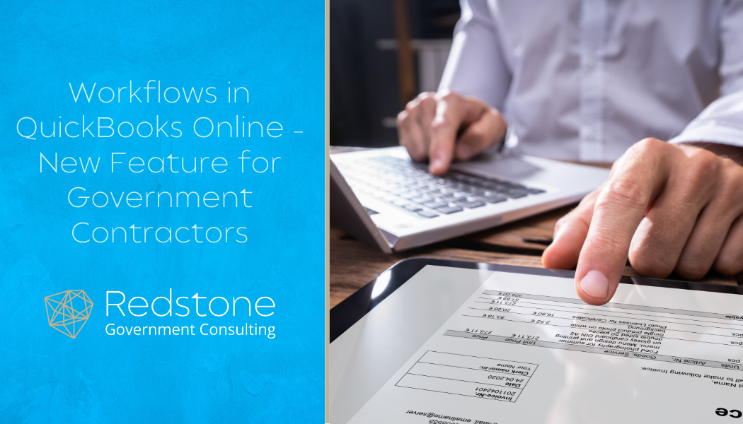 Workflows in QuickBooks Online – New Feature for Government Contractors - Redstone gci