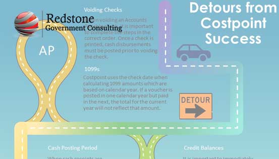 Costpoint: Detours to the Road of Success in the Accounting Module - Redstone gci