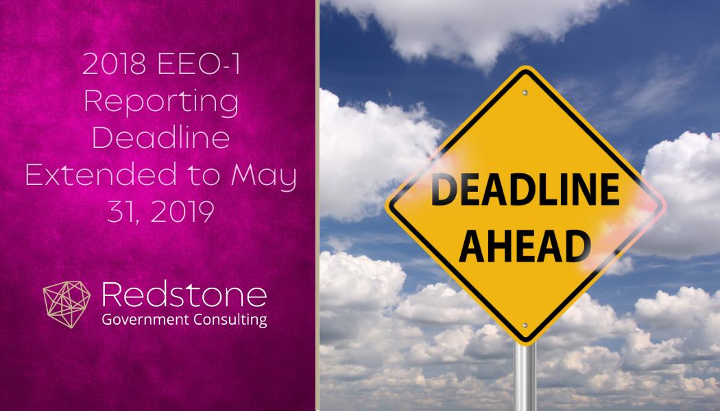 2018 EEO-1 Reporting Deadline Extended to May 31, 2019 - Redstone gci
