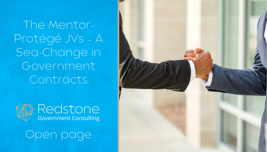 The Mentor-Protégé JVs – A Sea-Change in Government Contracts - Redstone gci