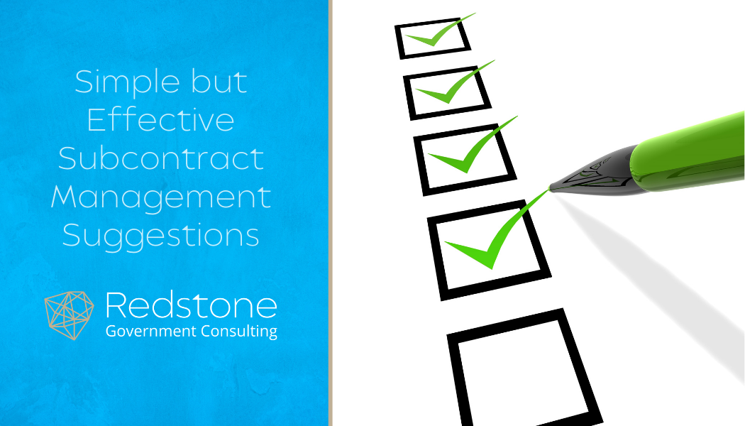 Simple but Effective Subcontract Management Suggestions - Redstone gci