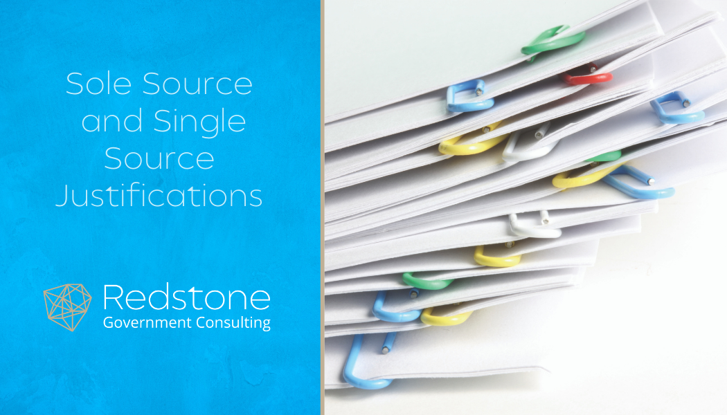 Sole Source and Single Source Justifications - Redstone gci