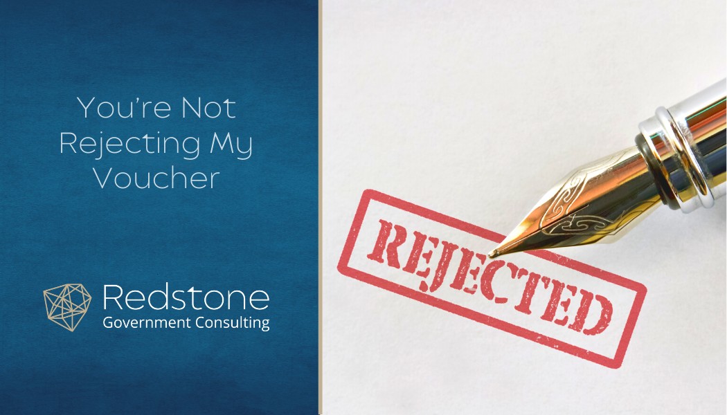 You’re Not Rejecting My Voucher - Redstone gci