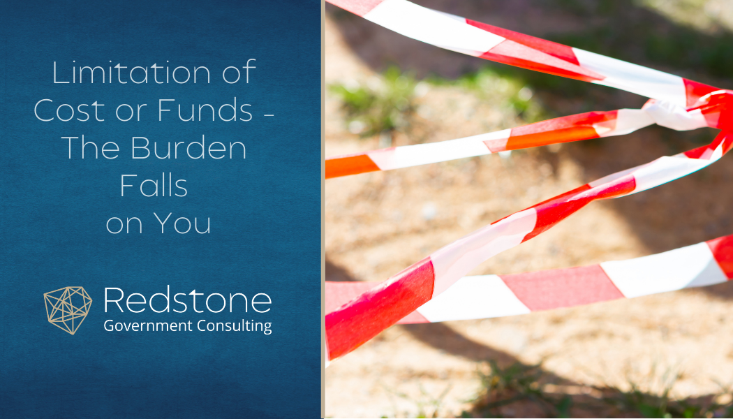 Limitation of Cost or Funds – The Burden Falls on You - Redstone gci