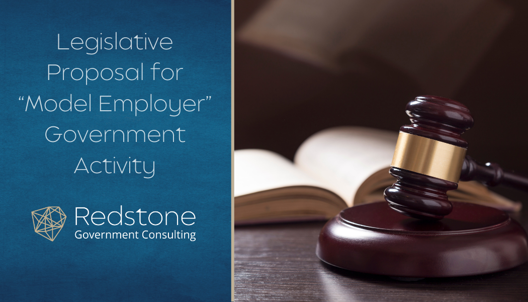 Legislative Proposal for “Model Employer” Government Activity - Redstone gci