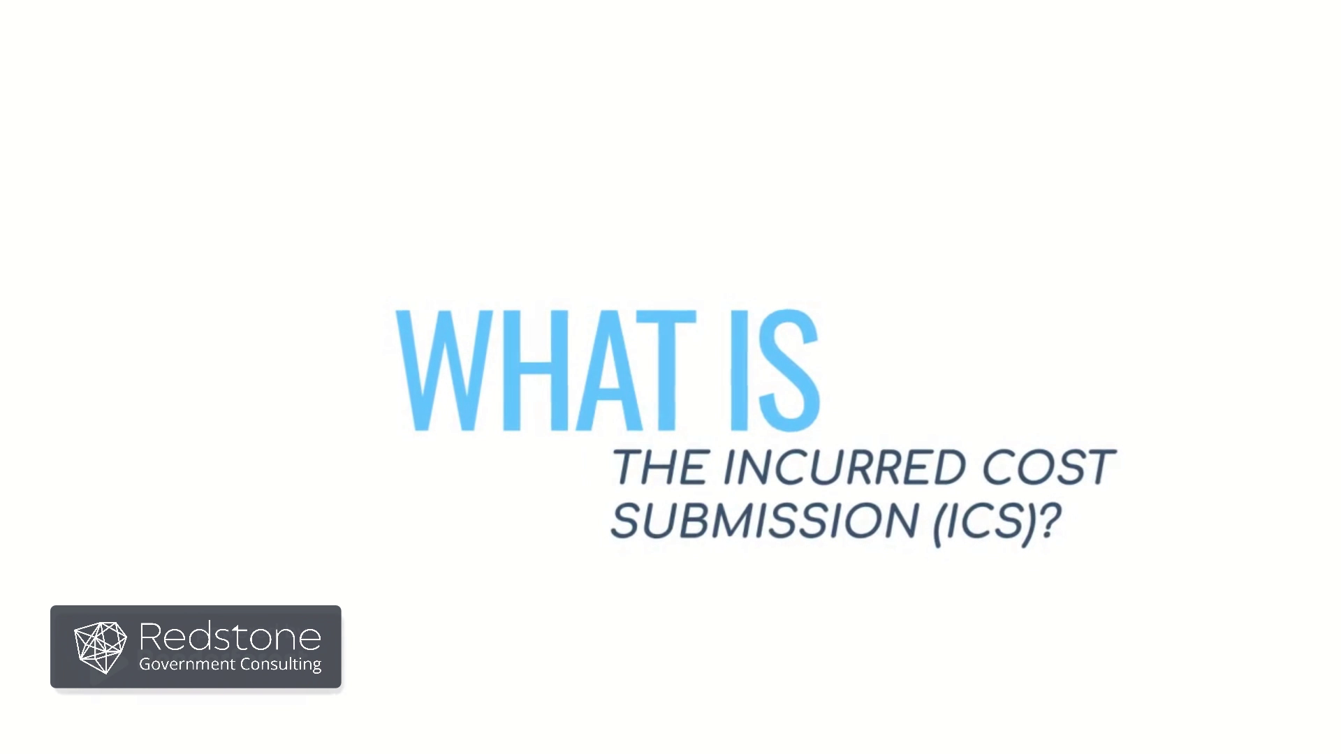 What is Schedule I in the Incurred Cost Submission? - Redstone gci